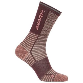 Icebreaker Merino Blend Run+ UL Crew Fusion Dye Laufsocken f&uuml;r Damen | braun