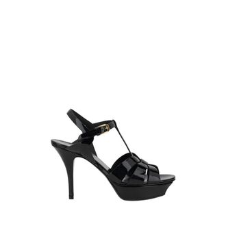 Saint Laurent Dames, Schoenen, Zwart, Maat: 38 1/2 EU