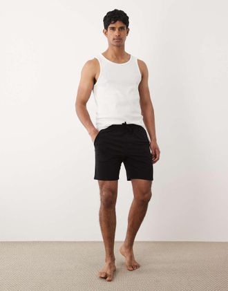 Boss Orange by Hugo Boss BOSS Bodywear - Unique - Pantaloncini neri da casa-Nero