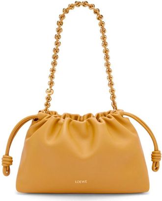 Loewe Mustard Flamenco Bucket Bag