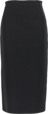 Max Mara Black Pece Skirt