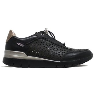 Pikolinos Cantabria W4R-6584 Leather Womens Fashion Trainers - Black - Size:UK 6-6.5
