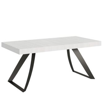 Itamoby Tavolo alessandria Allungabile In Legno Per Sala Da Pranzo -fisso 160 Cm / Classic / Cemento