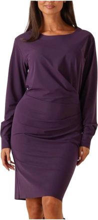 JapanTKY Japan Tky, Kleedjes, Dames, Paars, XL, Shizuo Midi Jurk