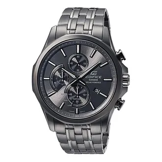 Casio EDIFICE Series Vintage Sportses Men s Quartz Waterproof Mens Black Analog EFB-670SBG-1AVUPR