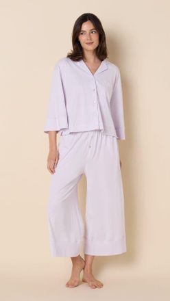 The Cats Pajamas The Mariposa Set in Lilac Cream at Nordstrom, Size X-Small