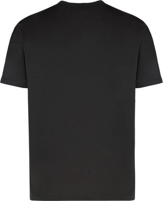Paul & Shark Logo-Embroidered Cotton Jersey T-Shirt - Black