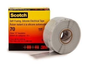 OEM Scotch 3m Cinta Aislante De Silicona 25 Mm X 9 M Gris Claro