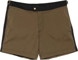 Tom Ford Costume da bagno con design color-block - Verde