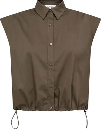 Co'Couture Overhemden, Dames, Groen, S, Heren