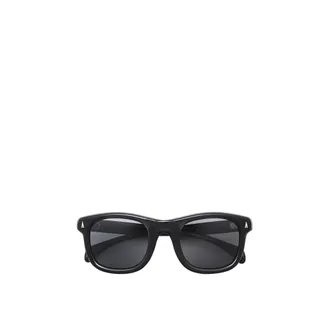 Moncler Moncler Noirr Squared Sunglasses, Unisex, Black, Size: 51