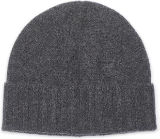 Howard London Fred Cashmere Beanie - Heren - Hoeden - Grijs - ONE Size - Kasjmier - Accessoires
