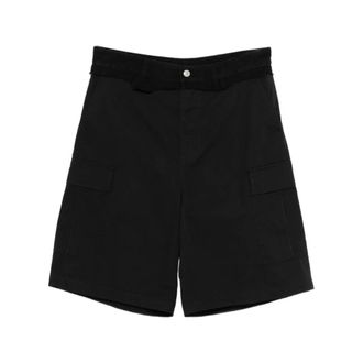 Maison Margiela Long Shorts, male, Black, Size: XL Straight Leg Shorts