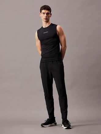 Calvin Klein Calvin Klein Mens Modern Sport Woven Pants - Black - XS