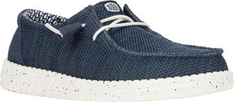 HeyDude Wendy Stretch Mesh Polyester Vrouwen Navy Loafers