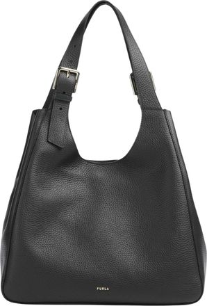 Furla Grained Leather Dora L Tote Bag