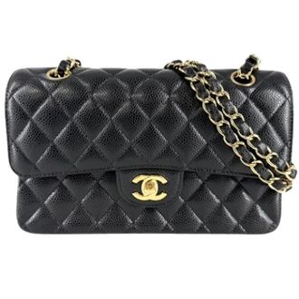 Chanel Pre-owned Matelasse Schoudertas - Dames - Pre-owned - Zwart - Maat: ONE Size Leer