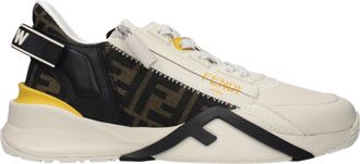 Fendi Herrens Sneakers Beige/Tabakleder