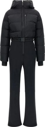 Yves Salomon Interno In Visone Ski Suit - Dames - Skipakken - Zwart - XS - Fitness