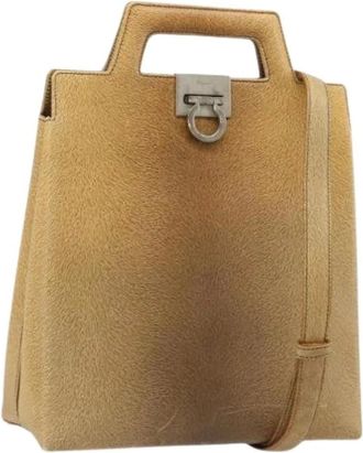 Ferragamo Borsa a spalla Pre-owned - - Pre-owned - Donna - Beige - ONE SIZE