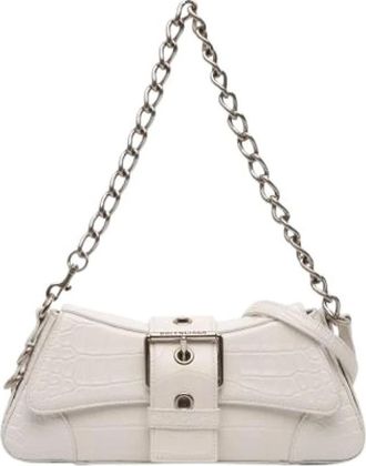 Balenciaga Pre-owned Shoulder Bags, female, White, Size: ONE SIZE Pre-owned The Lindsay