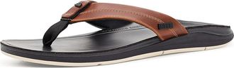 Reef Leather Offshore Mens Sandals Copper/Dark Brown : 10 D - Medium