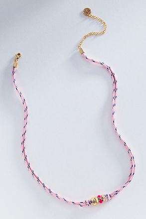 Anthropologie Maeve Corded Donut Necklace