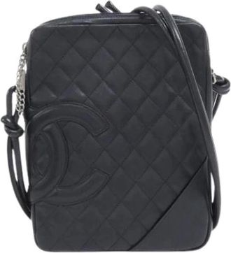 Chanel Pre-owned Vintage Shoulder Bag - Dames - Vintage Schoudertas - Zwart - ONE Size - Leer - Vintage