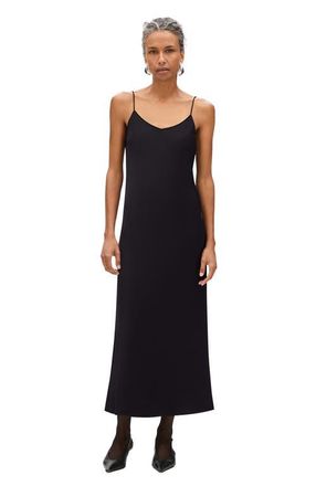 Another Tomorrow Satin Gown in Black at Nordstrom, Size 36 It