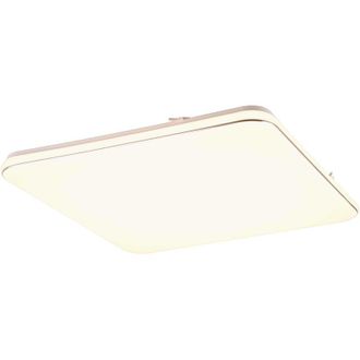 Reality Reality Leuchten - blanca plafoniera led 46W 5400lm, 3000K quadrata dimmerabile con interruttore 53CM x 53CM