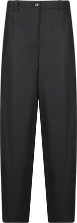 Pinko Zagarese Wijde Broek - Dames - Wijde Broeken - Bruin - S - Broeken