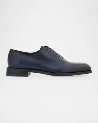 Ferragamo Men & apos;s Angiolo Wholecut Leather Oxfords