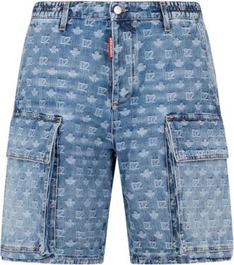 Dsquared2 Denim Shorts - Heren - Denim shorts - Blauw - XS - Denim - Korte Broeken