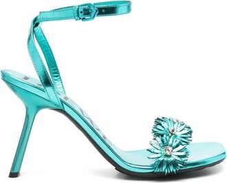 Loewe Blue Floral Heels