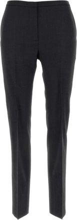 Philosophy di Lorenzo Serafini Donkergrijze Stretch Polyester Blend Broek - Dames - Slim Fit Broeken - Grijs - XS - Polyester - Broeken