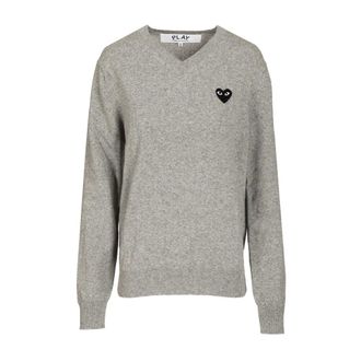 Comme Des Gar&ccedil;ons Heren, Truien, Grijs, Maat: S Wol