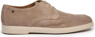 Baldinini Schoen met veters - Heren - Veterschoenen - Beige - 44 EU - Su&egrave;de - Schoenen