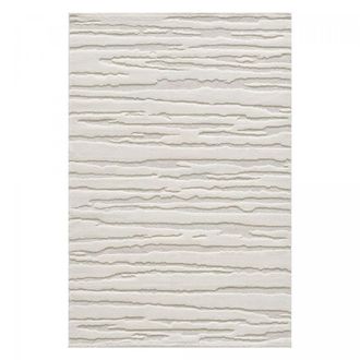 Un amour de tapis Alfombra de sal&oacute;n grande con relieve, crudo 240x340