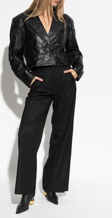 Gestuz Leather Jacket Gzmadisan, Womens, Black