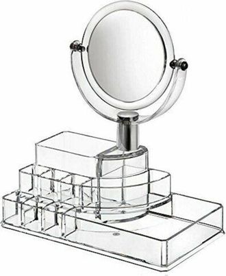 Trade Shop Trade Shop - Organizer Espositore Trucchi Smalti Make Up Cosmetici Organizzatore Con Specchio