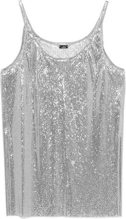 Paco Rabanne Silver tank top
