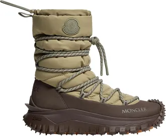 Moncler Trailgrip Gtx Lace-up Boots Beige Size 44,5