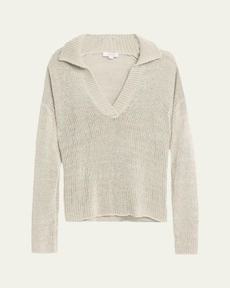 Vince Coated Cotton Sweater