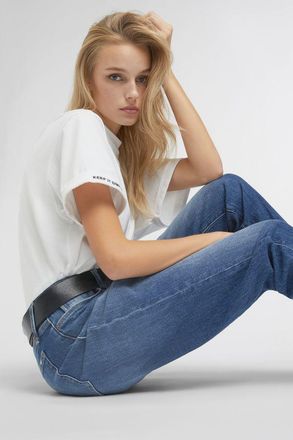 Gas Damesshort jeans MOM 74MM