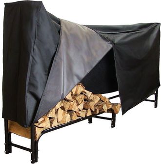 Sunnydaze Firewood Steel Log Holder Storage