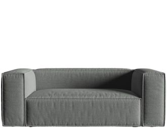MICADONI Modulares 2-Sitzer Design Sofa Nuria - Strukturstoff