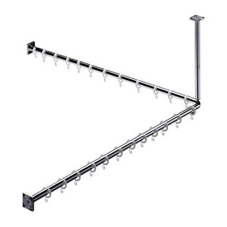 Emco Emco - Juego De Cortina De Ducha System 2 1200 Mm Cromo