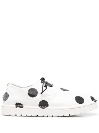 Mars&egrave;ll Stringate a pois - Bianco