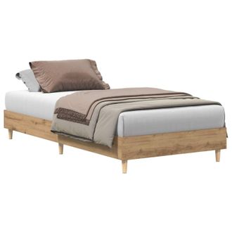 vidaXL Estructura De Cama Roble Artesanal 80 X 200 Cm Vidaxl