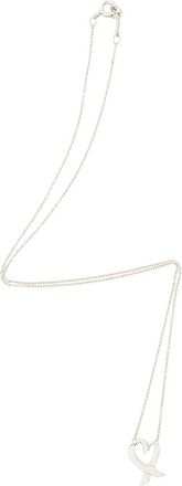 Tiffany & Co. Silver Paloma Picasso Loving Heart Necklace (Authentic Pre- Loved)